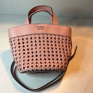 Guess Sicilia Mini Tote Bag Light Pink